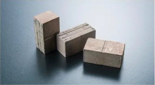 Diamond segments for marble cutting